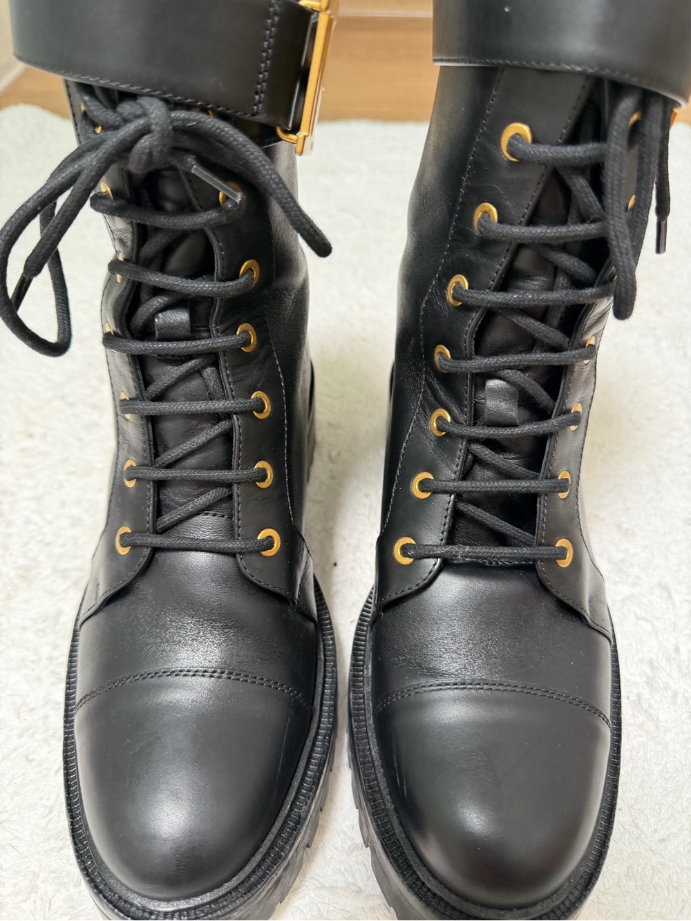 Balmain Ranger Combat Boots - Picture 15 of 15